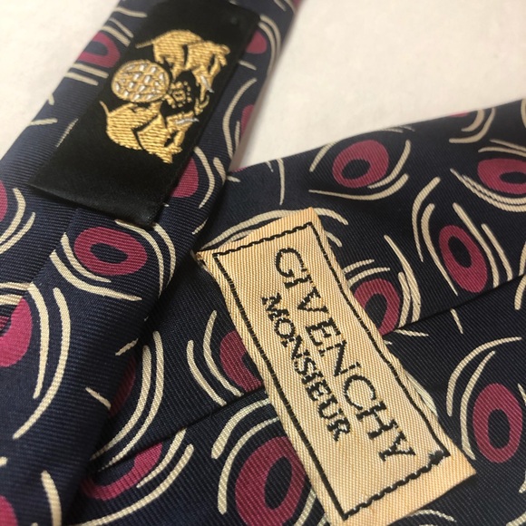 All Silk Givenchy Men’s Dress Tie - Picture 3 of 5